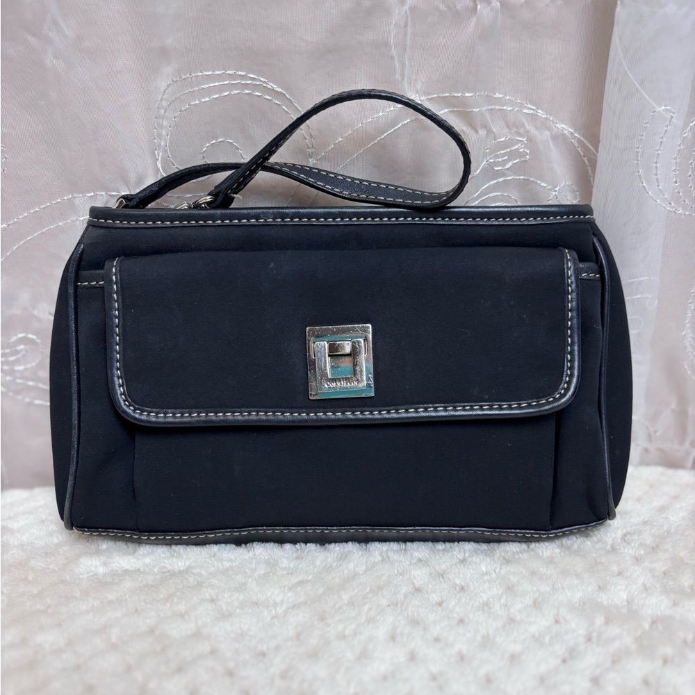 Cole Haan Black Wristlet Mini Clutch Purse